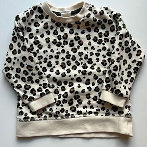 H&M Leopard Print Sweatshirt 9M